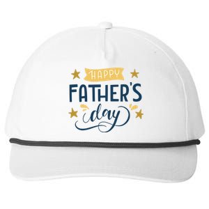 Happy Fathers Day Celebration Gift Snapback Five-Panel Rope Hat