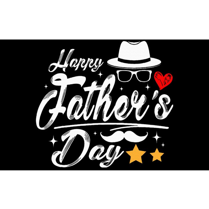 Happy Fathers Day 2024 For Dad Papa Bumper Sticker