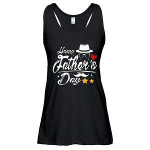 Happy Fathers Day 2024 For Dad Papa Ladies Essential Flowy Tank