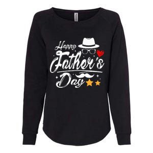 Happy Fathers Day 2024 For Dad Papa Womens California Wash Sweatshirt