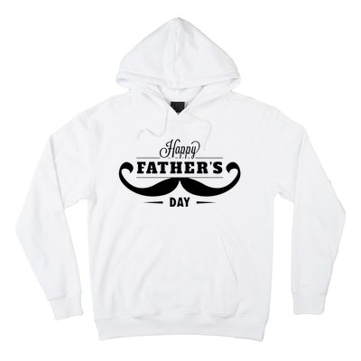 Happy Fathers Day Mustache Decor Proud Dad Fathers Day Hoodie