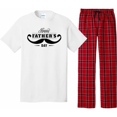 Happy Fathers Day Mustache Decor Proud Dad Fathers Day Pajama Set