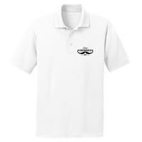 Happy Fathers Day Mustache Decor Proud Dad Fathers Day PosiCharge RacerMesh Polo