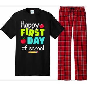 Happy First Day Of School Back To School Teacher Student Pajama Set