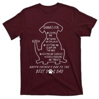 Happy FatherS Day To The Best Dog Dad T-Shirt