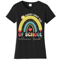 Happy First Day Of School Welcome Back To School Teachers Women's T-Shirt