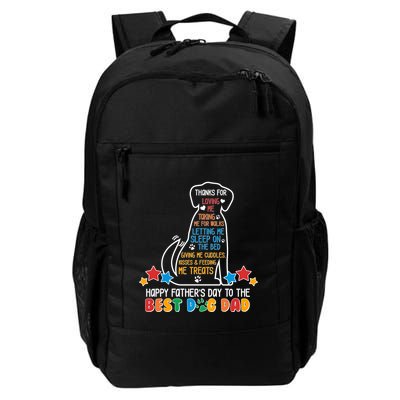 Happy Father's Dad To The Best Dog Dad Backpack