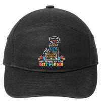 Happy Father's Dad To The Best Dog Dad 7-Panel Snapback Hat