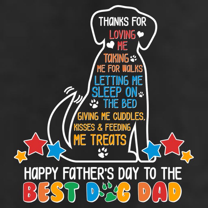 Happy Father's Dad To The Best Dog Dad 11oz C Handle Ceramic Mug