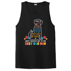 Happy Father's Dad To The Best Dog Dad PosiCharge Competitor Tank