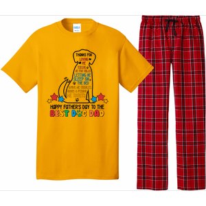 Happy Father's Dad To The Best Dog Dad Pajama Set