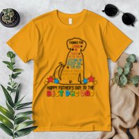 Happy Father's Dad To The Best Dog Dad Premium T-Shirt