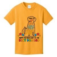 Happy Father's Dad To The Best Dog Dad Kids T-Shirt