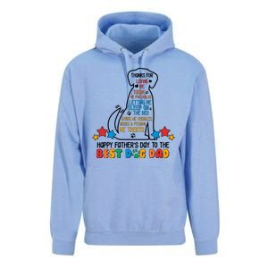 Happy Father's Dad To The Best Dog Dad Unisex Surf Hoodie