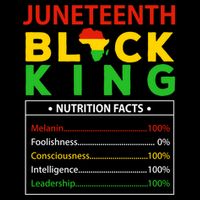Happy FatherS Day Junenth Black King Nutrition Facts Cute Gift Impact Tech Backpack