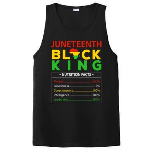 Happy FatherS Day Junenth Black King Nutrition Facts Cute Gift PosiCharge Competitor Tank