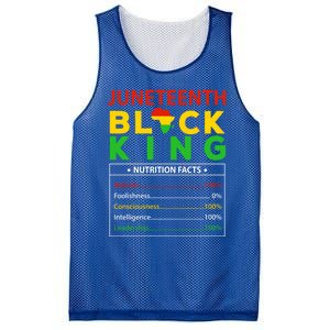 Happy FatherS Day Junenth Black King Nutrition Facts Cute Gift Mesh Reversible Basketball Jersey Tank