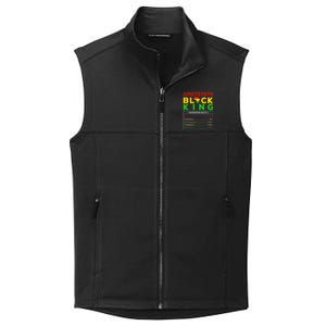 Happy FatherS Day Junenth Black King Nutrition Facts Cute Gift Collective Smooth Fleece Vest