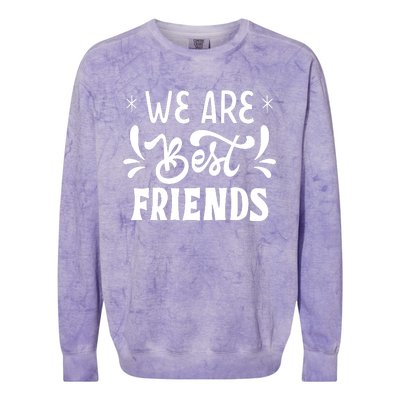 Happy Friendship Day Celebration Graphic Colorblast Crewneck Sweatshirt