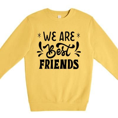 Happy Friendship Day Celebration Graphic Premium Crewneck Sweatshirt