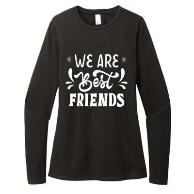 Happy Friendship Day Celebration Graphic Womens CVC Long Sleeve Shirt