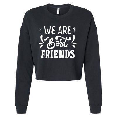 Happy Friendship Day Celebration Graphic Cropped Pullover Crew