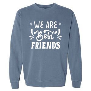 Happy Friendship Day Celebration Graphic Garment-Dyed Sweatshirt