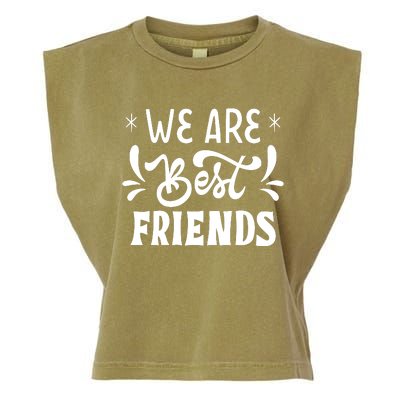 Happy Friendship Day Celebration Graphic Garment-Dyed Women's Muscle Tee