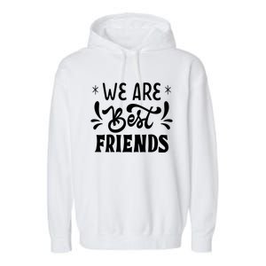 Happy Friendship Day Celebration Graphic Garment-Dyed Fleece Hoodie