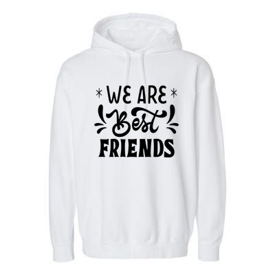 Happy Friendship Day Celebration Graphic Garment-Dyed Fleece Hoodie