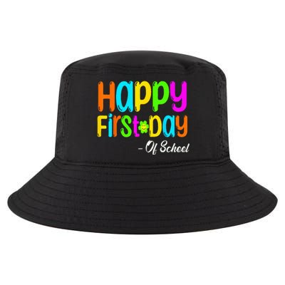 Happy First Day Of School Teacher Back To School Student Cool Comfort Performance Bucket Hat