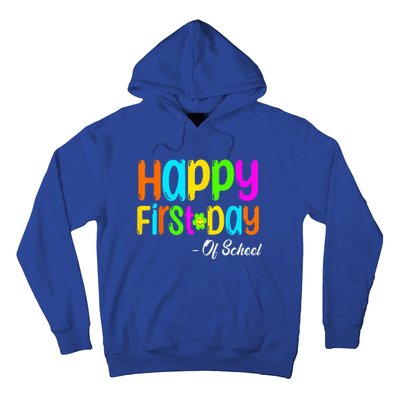 Happy First Day Of School Teacher Back To School Student Hoodie