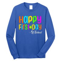 Happy First Day Of School Teacher Back To School Student Long Sleeve Shirt