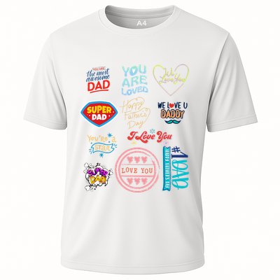 Happy Father's Day super dad cute husband or daddy gift  Performance Shirt