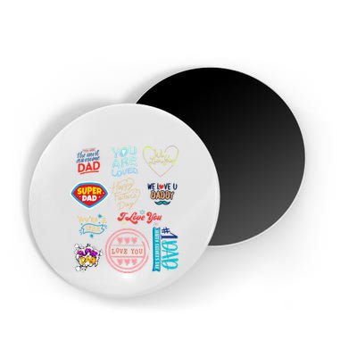 Happy Father's Day super dad cute husband or daddy gift  Magnet