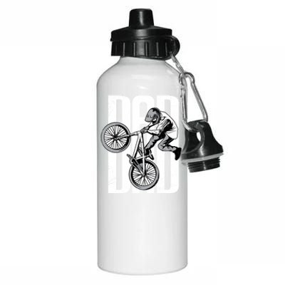 Happy FatherS Day Cycling Dad Mountain Biking Bmx Meaningful Gift Aluminum Water Bottle 