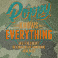 Happy Fathers Day Poppy Knows Everything Legacy Tie Dye Trucker Hat