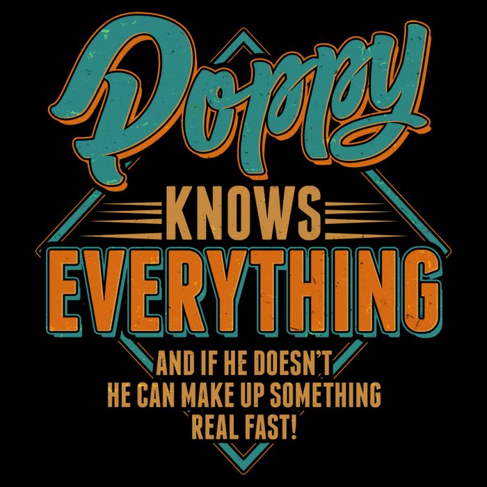 Happy Fathers Day Poppy Knows Everything Zip Tote Bag