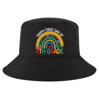 Happy First Day Of 4Th Grade Rainbow Team Fourth Grade Funny Gift Cool Comfort Performance Bucket Hat