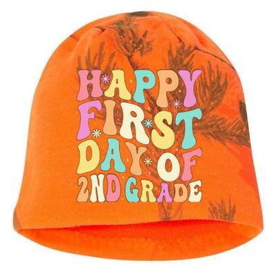 Happy First Day Of 2nd Grade Teachers Back To School Kati - Camo Knit Beanie