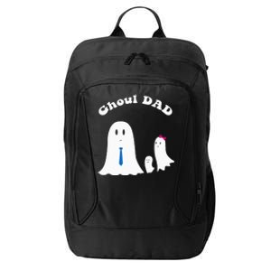 Halloween Father Daddy Ghost Trick or Treating Ghoul Dad City Backpack