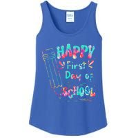 Happy First Day Of School Summers Out For School Ladies Essential Tank