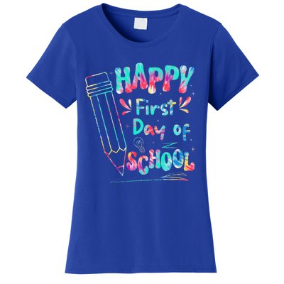 Happy First Day Of School Summers Out For School Women's T-Shirt