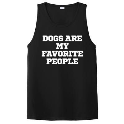 Humor Funny Dogs Are My Favorite People Gift PosiCharge Competitor Tank