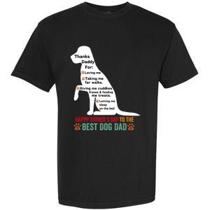 Happy FatherS Day Dog Dad Garment-Dyed Heavyweight T-Shirt