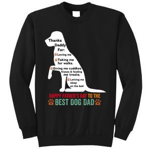 Happy FatherS Day Dog Dad Sweatshirt