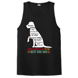 Happy FatherS Day Dog Dad PosiCharge Competitor Tank