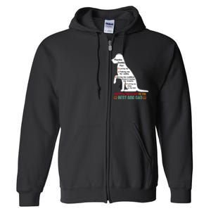 Happy FatherS Day Dog Dad Full Zip Hoodie