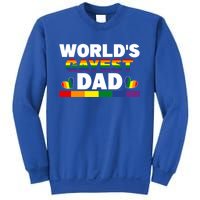 Happy FatherS Day WorldS Gayest Dad Pride Lgbt Cool Gift Sweatshirt