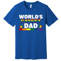 Happy FatherS Day WorldS Gayest Dad Pride Lgbt Cool Gift Premium T-Shirt